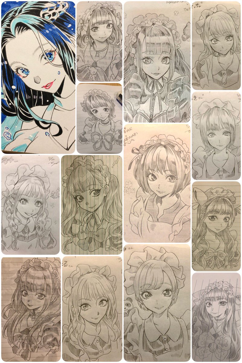 久しぶりにアナログもりもり描けて楽しい5月でしたね✒️
 #今月描いた絵を晒そう 