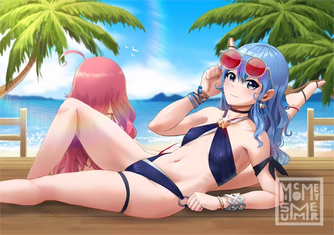 Summer 
#ほしまちぎゃらりー #miko_Art #ホロライブ 