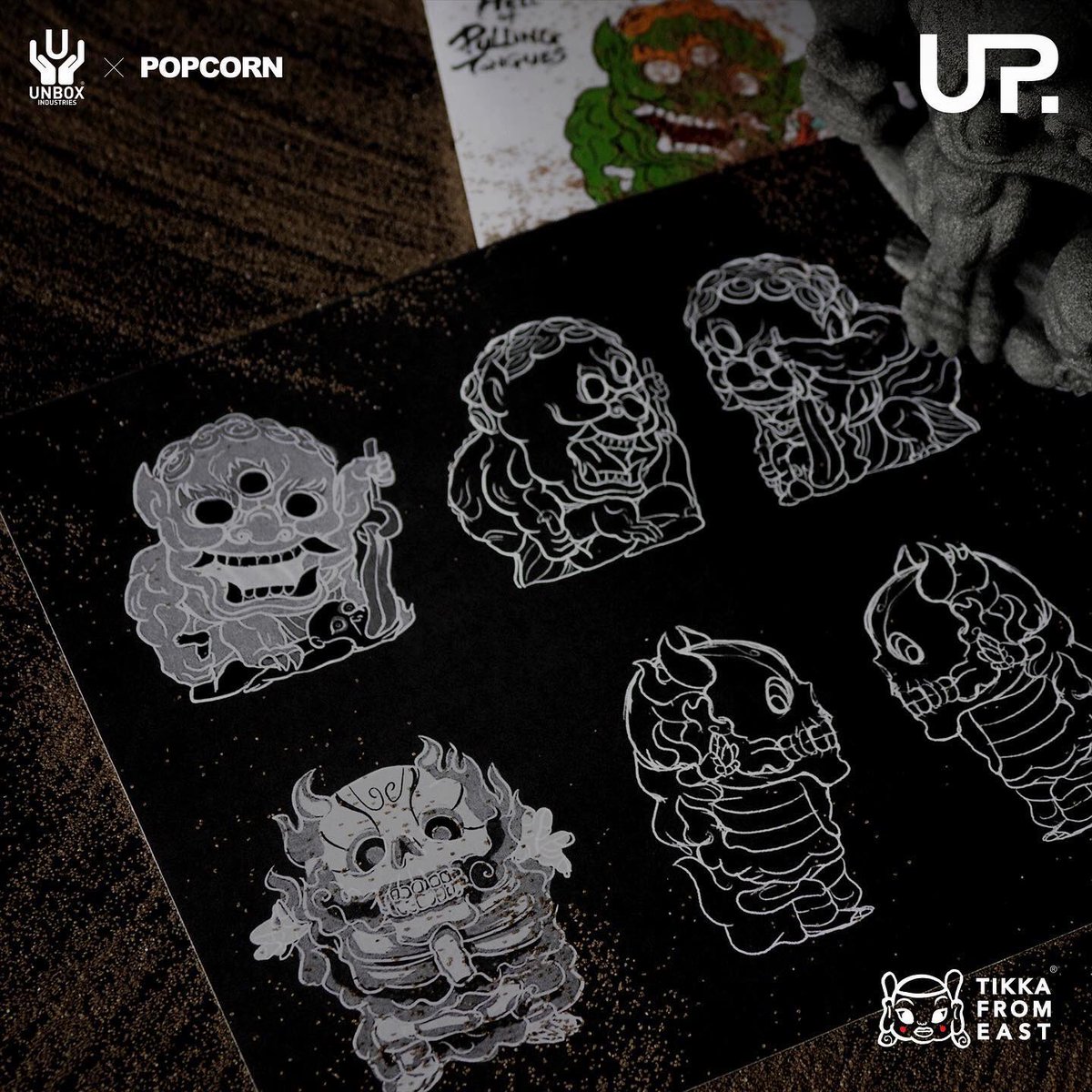 @unboxindustries_hk 
<What the Hell>  by <a href="/tikkafromeast/">Tik Ka Ng</a> 
曾經母親帶兒時的我遊香港虎豹別墅的萬金油花園，當時十八層地獄的壁畫相當震撼，「生前做壞事死後要落地獄受苦」深深印在腦海中。
”What the Hell”是一個關於十八層地獄的創作，荒謬瘋狂的今天，有幾多人仍然相信還有地獄？