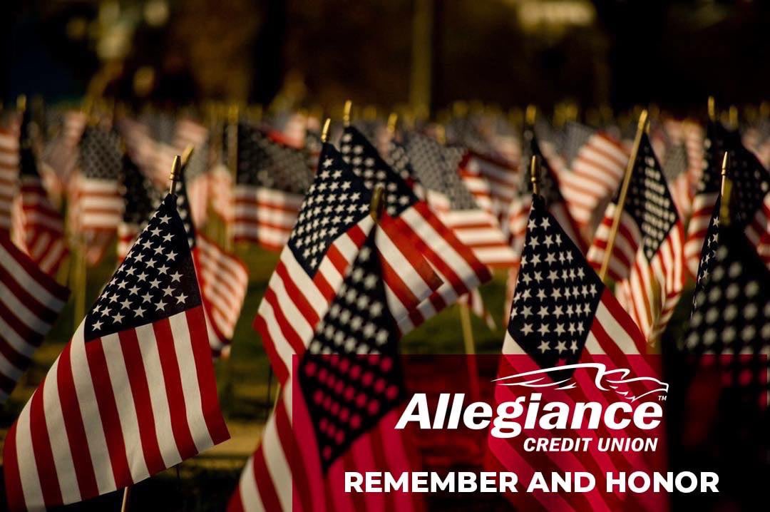All ACU branches are closed today in observance of Memorial Day. We remember and honor those who made the ultimate sacrifice. 🇺🇸 

You can access your account at allegiancecu.org or through our free mobile app.
