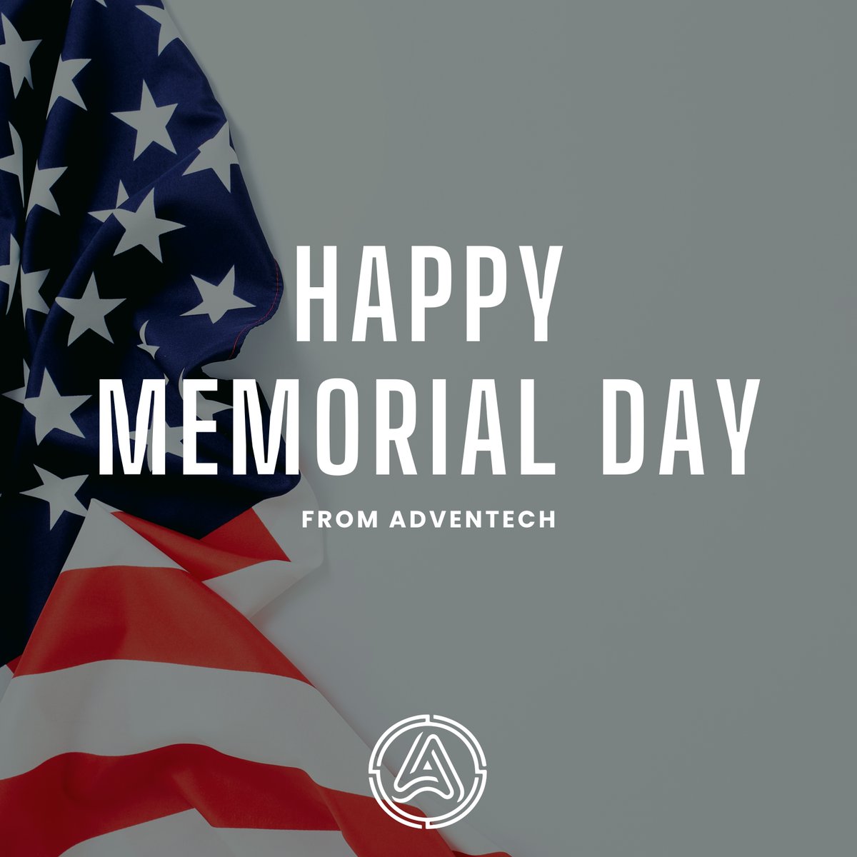 Adventech1's tweet image. Happy Memorial Day from us at Adventech 🇺🇲 We honor all those who have given their lives to our country. #memorialday2022 #adventechinc #shoalschamberofcommerce