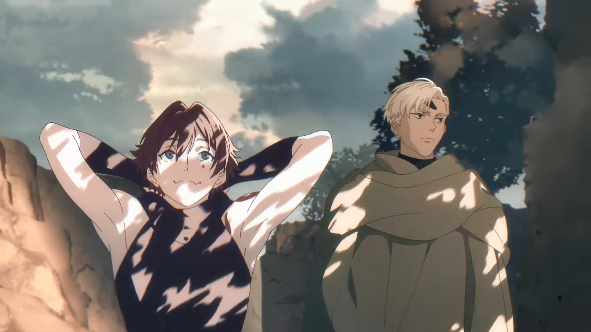 あした 乙女向け同人アニメpv 異世界トリップ先で助けてくれたのは 人殺しの少年でした このカット 3歩分ぐらいしか歩いてないのに 背景をがっつり回り込むように動かしてて 映像のリズムの 作り方がうめ ってなる 木漏れ日の変化もかなり大胆 あした 乙女向け同人アニメpv 異世界トリップ先で助けてくれたのは 人殺しの少年でした このカット 3歩分ぐらいしか歩いてないのに 背景をがっつり回り込むように動かしてて 映像のリズムの 作り方がうめ ってなる 木漏れ日の変化もかなり大胆