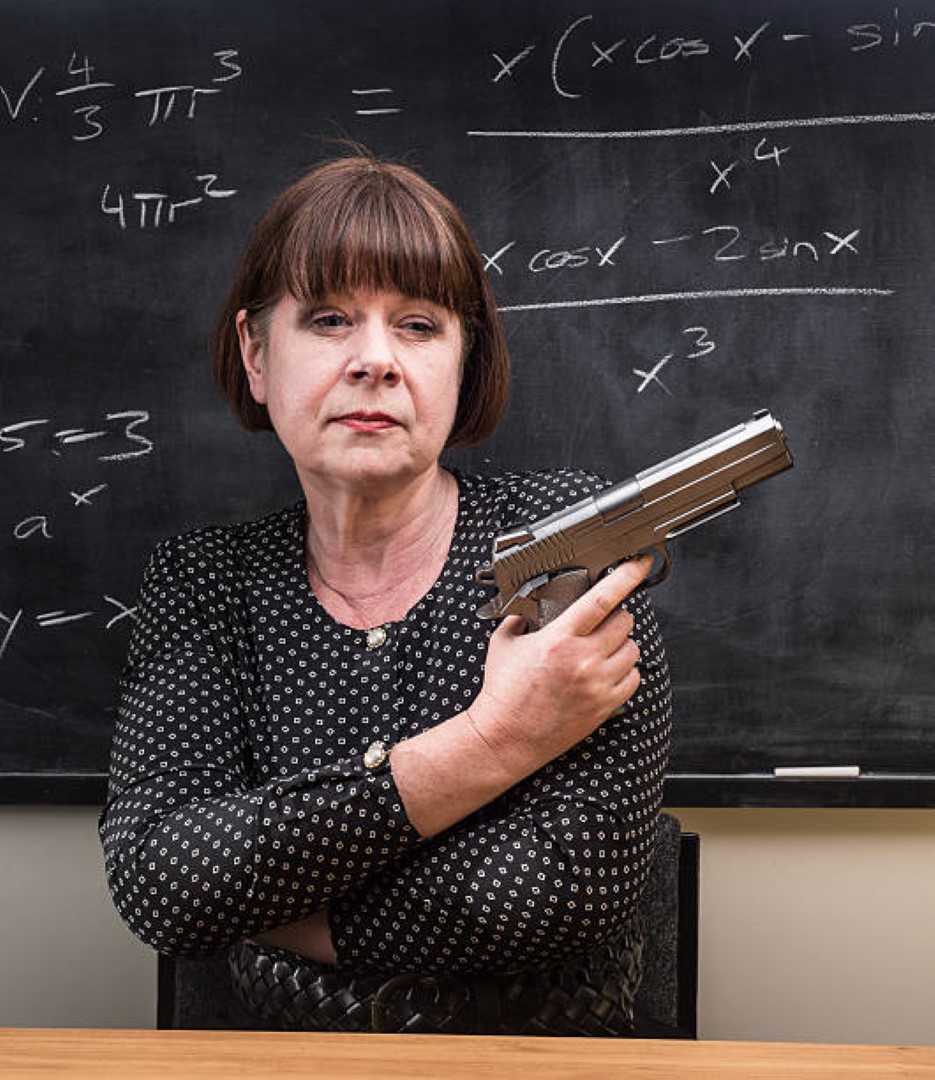 This way we can lay the blame on the teachers instead of the politicians or the NRA.