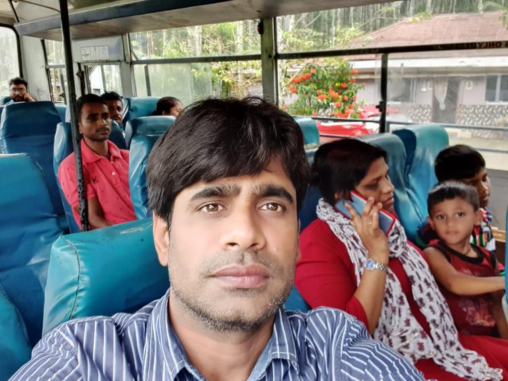 DC_NMAndaman's tweet photo. Deputy Commissioner, N&amp;MA travelled by STS bus( A&amp;N Islands) from Baratang to Kadamtala &amp; changed  STS bus at Kadamtala for Rangat. https://t.co/gcDVBxCBM7