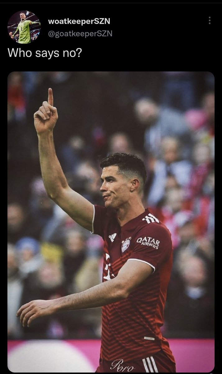BayernStruggles's tweet photo. Lemme tell you!!!
Every single person with a brain!!! 🤩😍🤩 https://t.co/euIsuAssqL