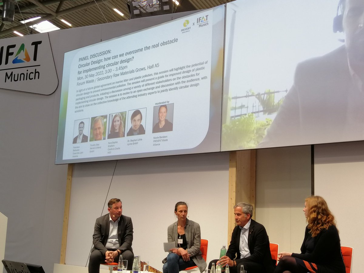 stocksandflows's tweet photo. IFAT, the largest #cleantech, #resource and #waste management fair takes place in #munich.. some impressions incl some discussions on the transition a more #circulareconomy. Happy to participate on behalf of @VITObelgium @IFATworldwide @PREVENTwaste_ @Siemens @bde_presse @BMUV https://t.co/mWuK6C1bxi