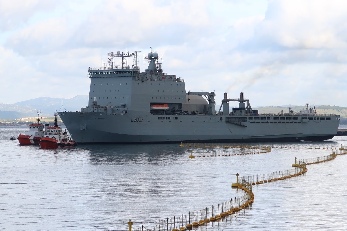 MODGibraltar's tweet photo. Welcome to #Gibraltar @RFALymeBay 

@NavyLookout 
@RoyalNavy https://t.co/oEMBwCUV7g