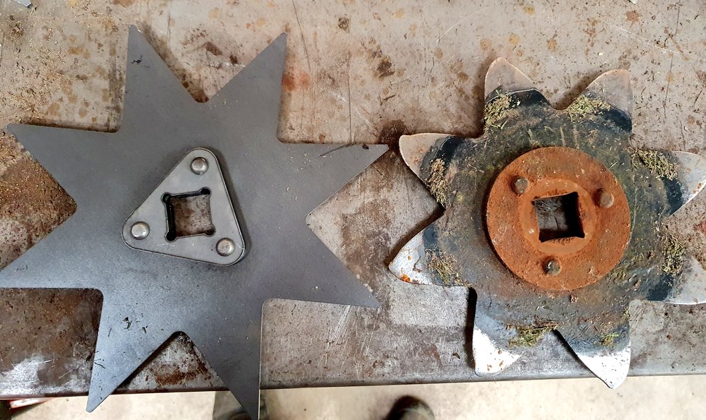 Time for a bit of fresh metal on our <a href="/SISISMachinery/">SISIS Machinery</a> Star Slitter. Looking forward to getting it out across the course this week <a href="/DunhamForestGC/">Dunham Forest Golf</a> <a href="/jason7lord/">Jason Lord</a> <a href="/GGM_Ltd/">GGM Group Ltd</a>