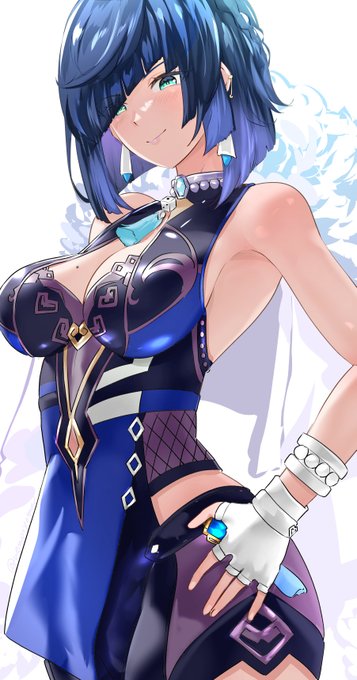 #今月描いた絵を晒そう
原神💙❤️ 