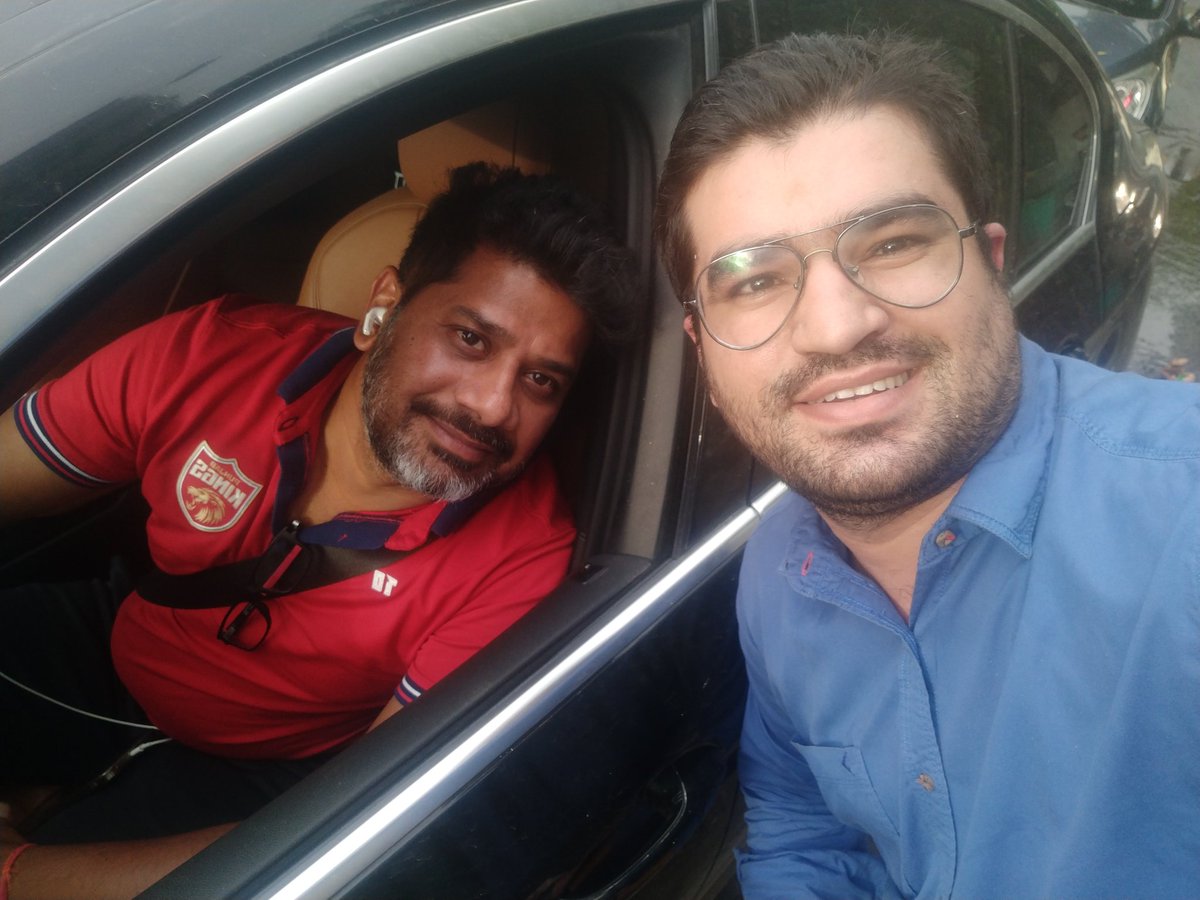 csashishgrover's tweet image. It was nice to meet you @vikrantgupta73 paaji, one of my favourite news anchor of Cricket....stay blessed and healthy always paaji....