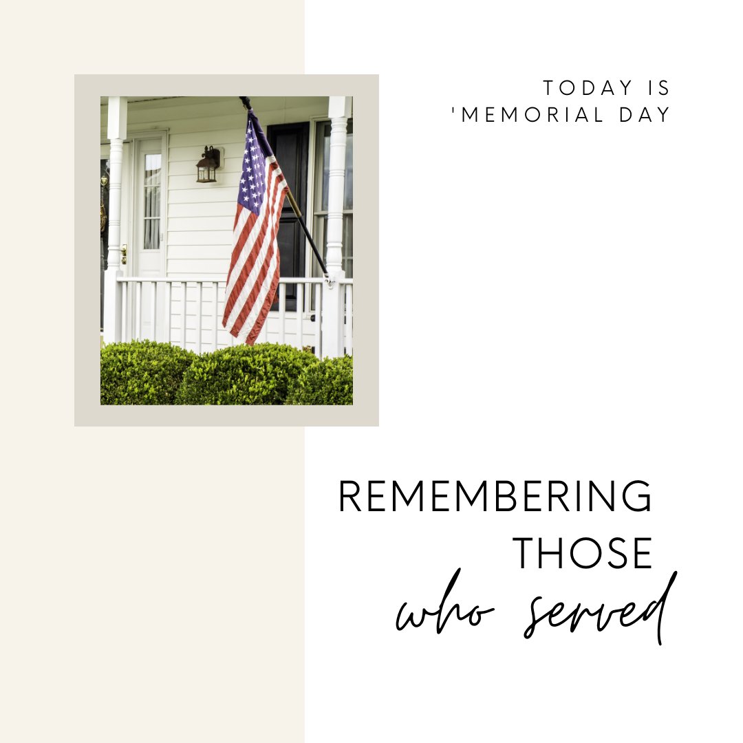 Today is Memorial Day, and while we honor our fallen servicemen and servicewomen, it’s also a great day to remember how much they fought for—and to keep fighting. 🇺🇲
#memorialday #memorialdayweekend #honor #heros