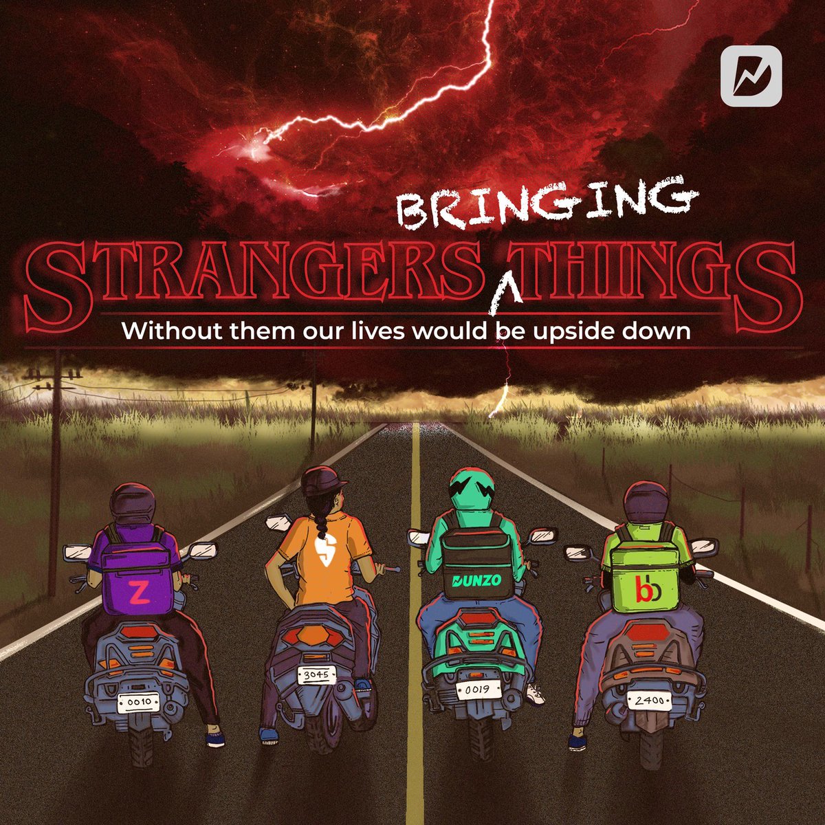 CornflakesMedia's tweet photo. Brands are totally tripping &amp; turning themselves upside down to welcome Stranger Thing's Season 4. What are you tripping on?
Let us know in the comment below👇🏻
#StrangerThings4 #StrangerThings #strangerthingsseason4 https://t.co/Ftf9PHGFwl