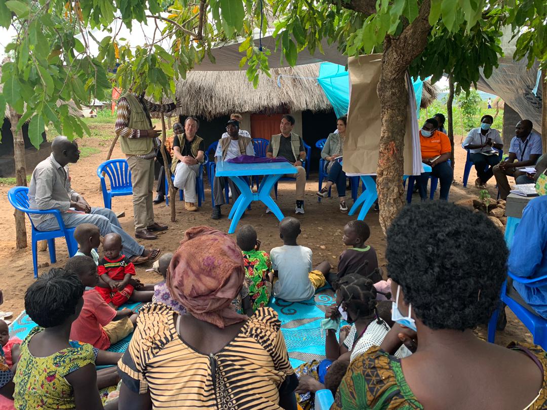 WorldVisionUg's tweet photo. Today, @WorldVision CFOO @jb_kamate, Partnership Leader Aamanda Childress, EARO Regional Leader @LDodzo and @VisionFund CEO Edgar Martinez began a tour of our work with children and communities in northern Uganda. They interacted with the children, local leaders and staff. https://t.co/rhcjcX57ya