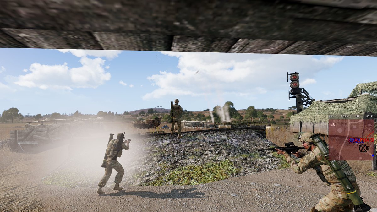 ark_arma's tweet photo. Highlights from our 28. May #arma3 session during the main mission where we played as the US Army, driving around on Altis in fancy Humvees with a side of A-10 BRRT support. #arma https://t.co/y8YDqtdIbw
