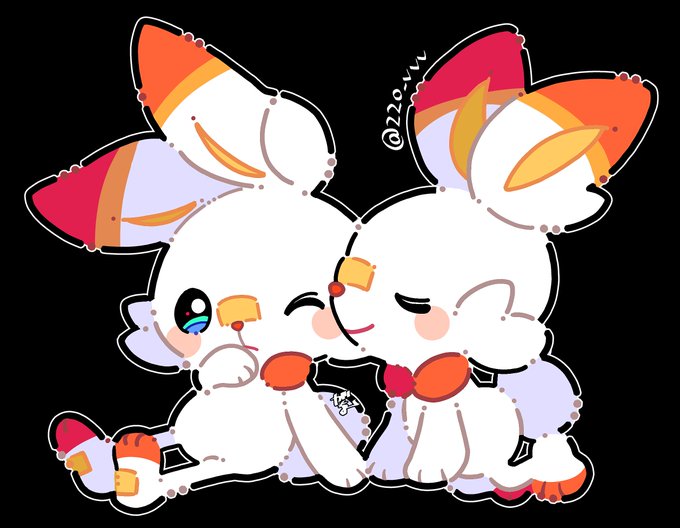 「scorbunny one eye closed」Fan Art(Latest)