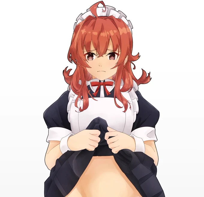#今月描いた絵を晒そう
メイド艦娘ちゃんかわいいやったー!
嫌パン構図のリクエストが増え、描いてるうちにどんどん好きになってきました 