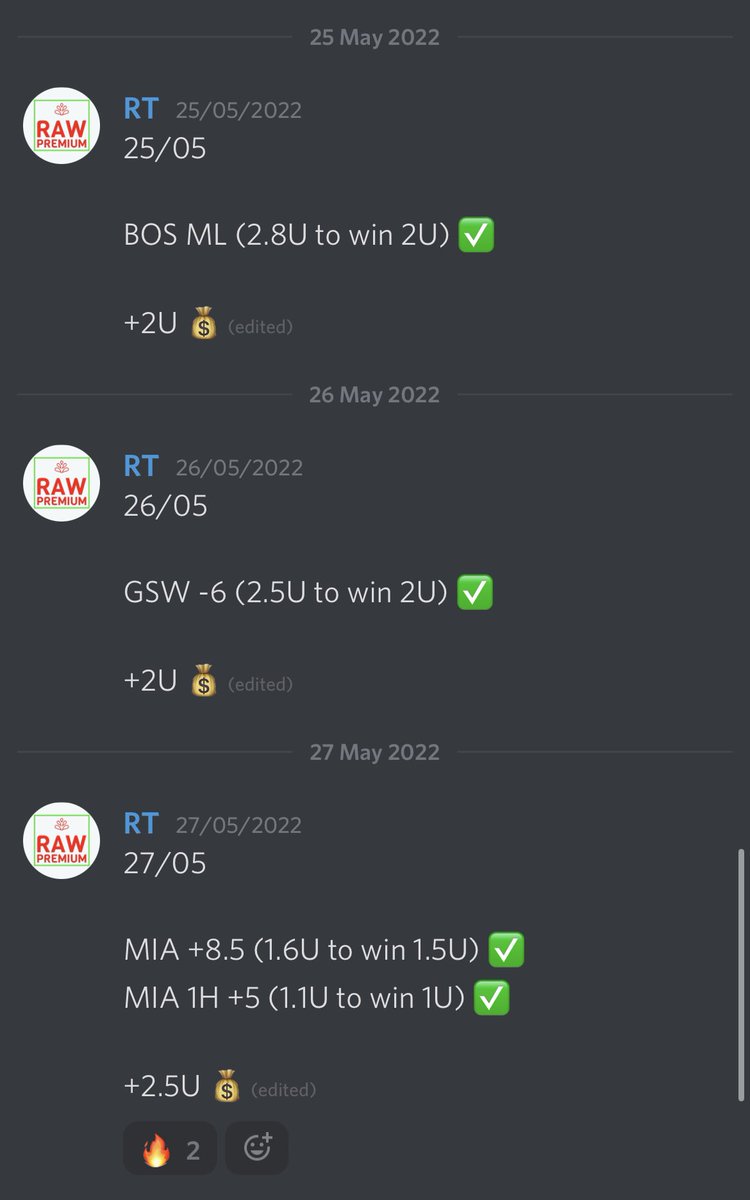 TipsRaw's tweet image. We’re still active on our discord if anyones interested in NBA picks for the Finals (DM us)

Some of our conference finals results:

10-1 record (+16.3U)