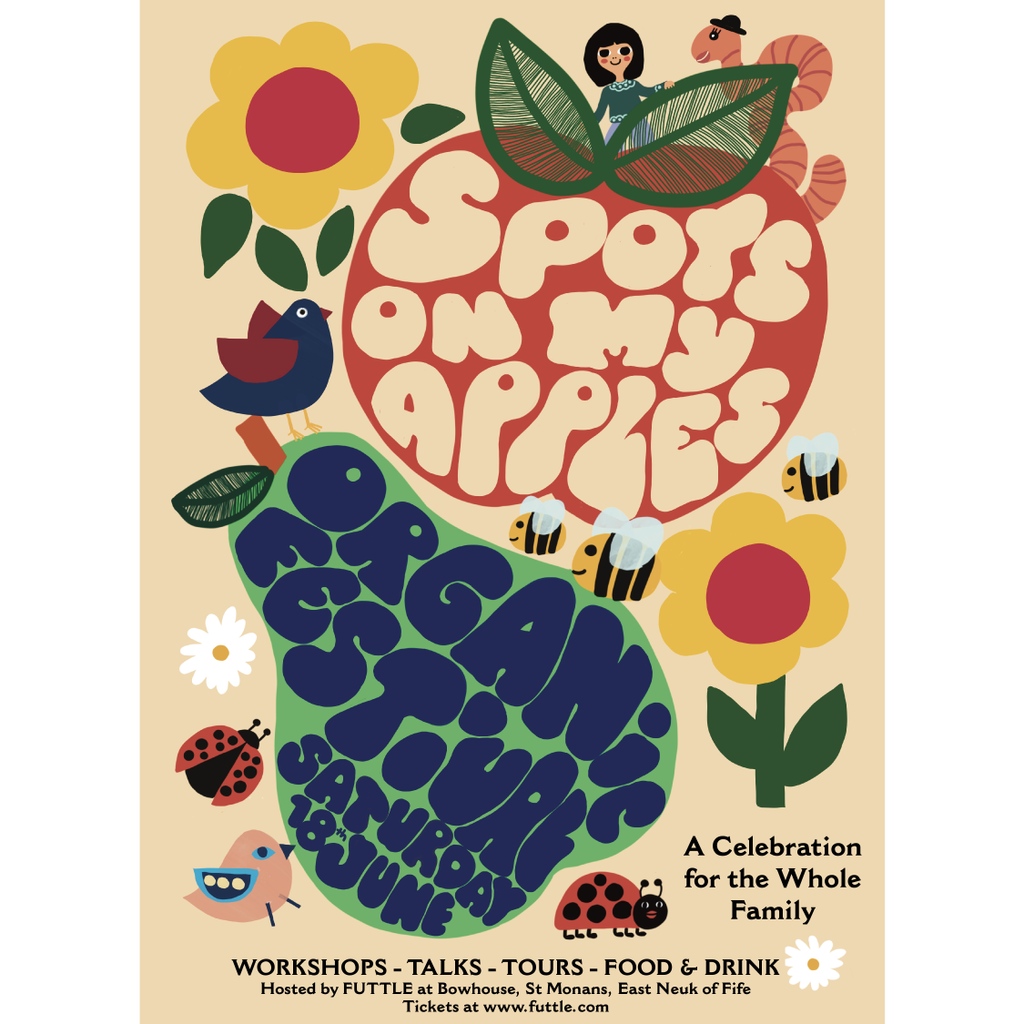 Along with <a href="/futtleorganic/">Futtle</a>, and the other resident Bowhouse producers, we’re delighted to be hosting the inaugural Spots on my Apples festival on the 18th of June here at Bowhouse.