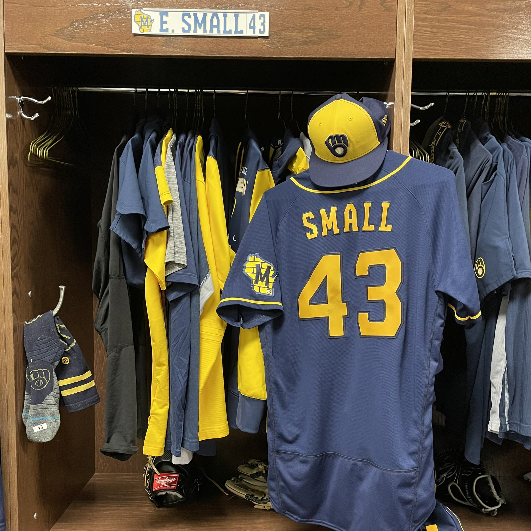 Milwaukee Brewers on X: Locker prepped and ready for the @MLB
