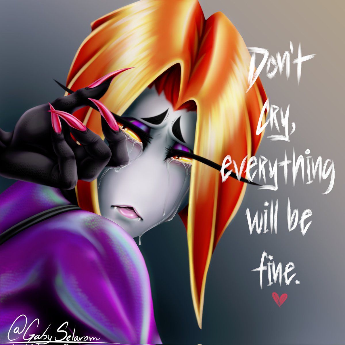 GabySelarom's tweet photo. ...Everything will be fine...

#HHOC #myoc #HazbinHotelOC #digitalart #MyArt https://t.co/YmeuWZIsaY