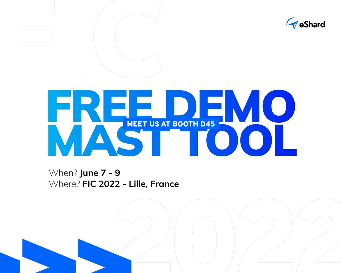 eshard's tweet photo. Are you coming to @FIC_eu next week in Lille?
We will be presenting our MAST tool solution #esChecker and performing demos everyday at 11h15.
See you there! ๐
#mobileapps #cybersecuritรฉ #fic2022 https://t.co/e0uJZf7Efs