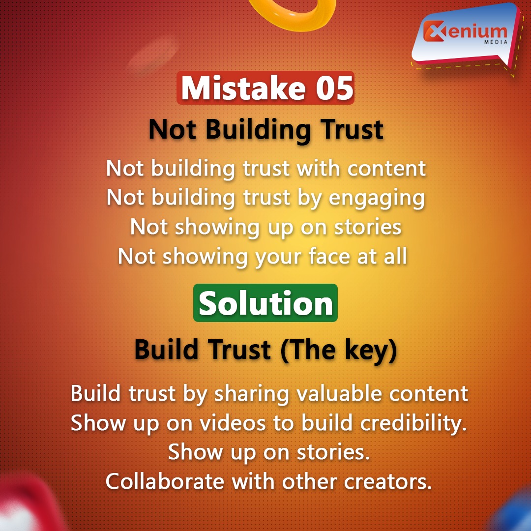 thexeniummedia's tweet photo. 5 mistakes killing your growth.
.
.
#content #selling #influencer #influencermarketing #marketingfact #marketingdigital #facts #brandmarketing #brandingtips #brandingagency #startupbusiness
#socialmediastrategy #socialmediamarketing #socialmediaexperts #xenium #xeniummedia https://t.co/MJlqtXMVn5