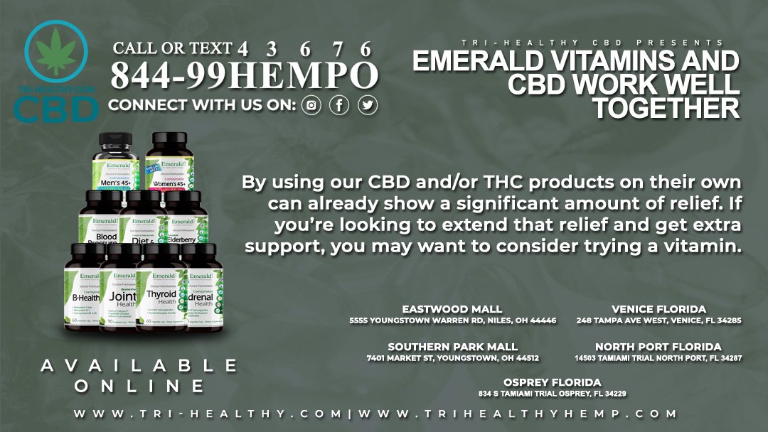 trihealthcbd's tweet photo. Doctor formulated and additive free vitamins to take your CBD regimen to the next level. https://t.co/pAfJb7LBZk #CBD #Vitamins #Emerald #CBDVitamins #DietarySupplement #VegetableCapsule #TriHealthyCBD https://t.co/iZVqWxwwyO