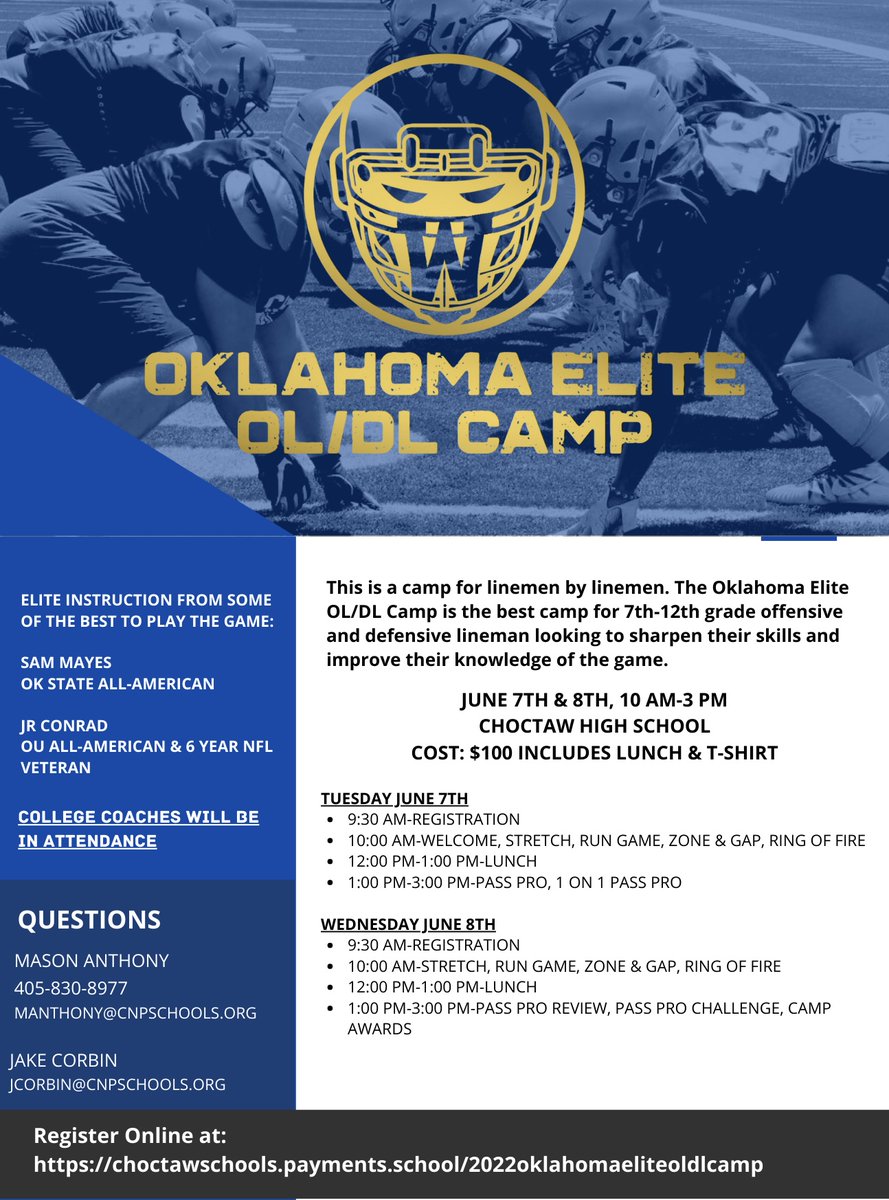 OKEliteOLDL's tweet photo. We are 1 week away! Make sure you get signed up! #OKElite https://t.co/NVGj79LuU3 https://t.co/mp4VG8fGoK