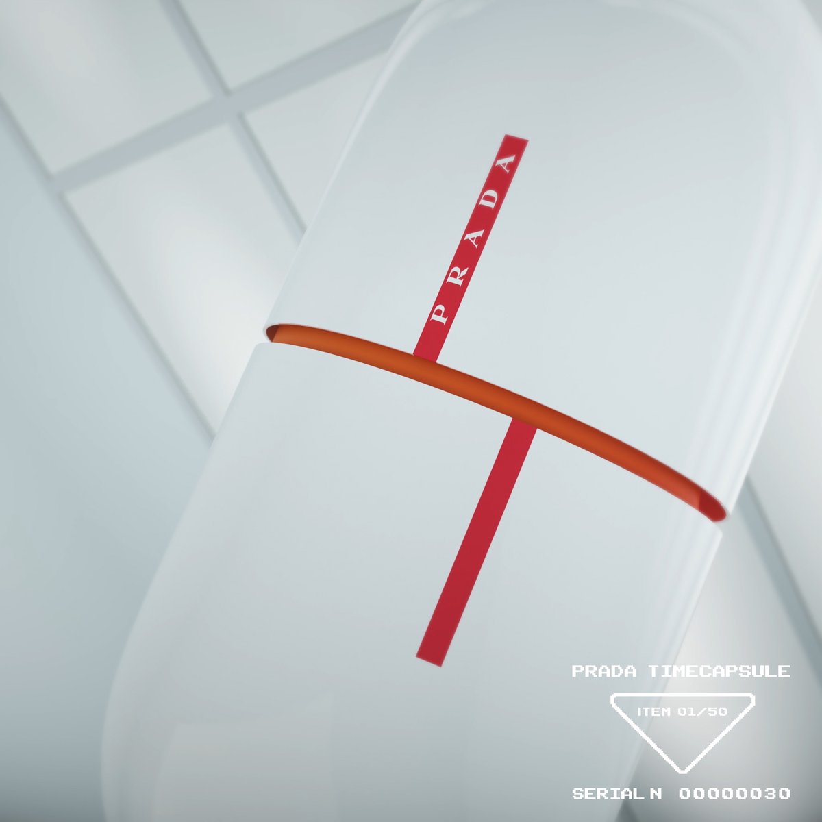 Prada's tweet photo. From June 2nd #PradaTimecapsule customers will have the chance to become the first owners of Prada NFT by purchasing a Timecapsule product which also sees #NFT gifted. #Prada also launches #PradaCrypted the brand’s new community server on Discord. 
https://t.co/0ZZMaeKL1B https://t.co/WofZryJp2K