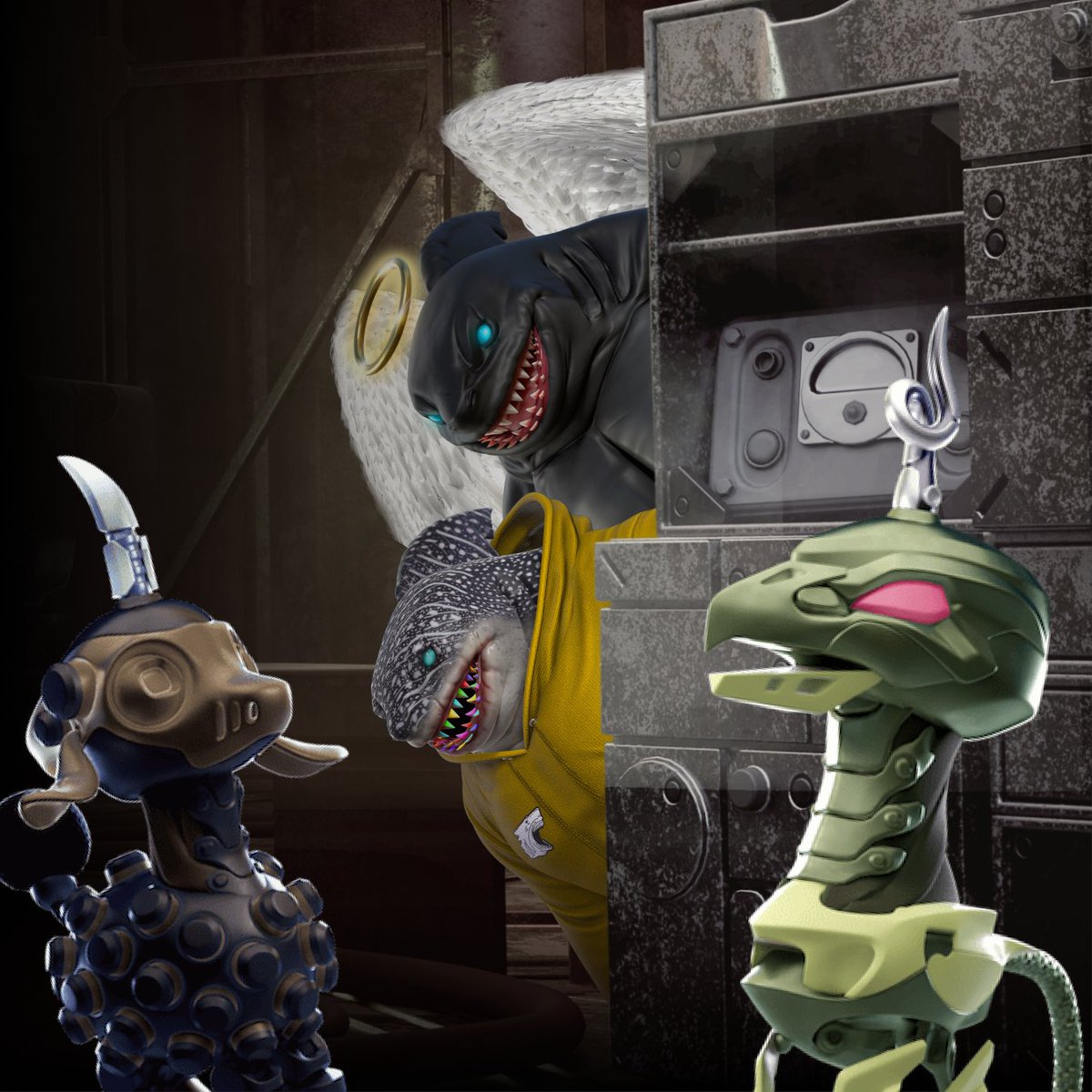 🎉 NFT &amp; WL Collab with <a href="/RogueSharks/">sharke</a> 🎉

🎁 Prizes:
1 X <a href="/RogueSharks/">sharke</a> NFT #4721
5 X WL Spots for Exomon NFT

⬇️ To Enter:
1) RT, Like &amp; Follow <a href="/polychainmon/">Polychain Monsters</a>
2) Tag 3 friends

48 hrs

#Solana #SolanaGiveaways #NFTGiveaway #wlgiveaways