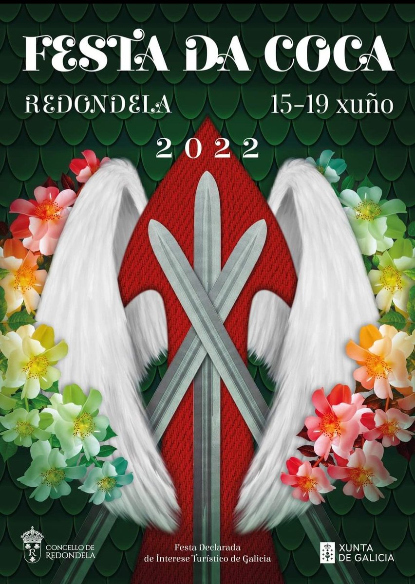 AngorenCole's tweet photo. E xa temos aquí o cartaz da #FestadaCoca2022. Dende o 15 ao 19 de xuño temos todxs unha cita en #Redondela. Animádevos!!!!  #FestadaCoca. Redondela é tradición. Redondela é cultura. Redondela e festa #tradiciónecultura. Vémonos pola vila!! #dinamizacionbereriño #coleangoren https://t.co/uWjkyudbbT