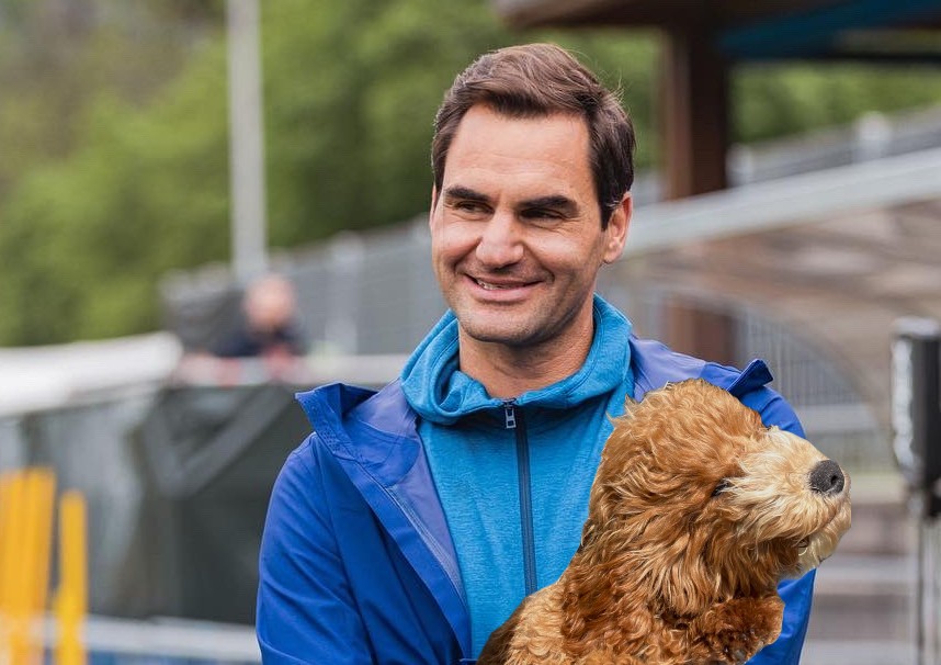 Dinora♥RF 🐐 в X: „First public appearance ! #RogerFederer and Willow 💕  https://t.co/JA135AJgu1“ / X