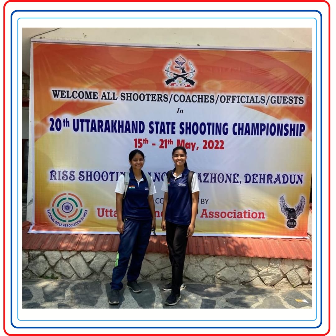 graphicerancc's tweet photo. Cdt Soumya Jugran and Cdt Chahat Chouhan of GEU NCC participated in 20th Uttarakhand State Shooting Championship from 15/05/2022-20/05/2022.
They secured Silver in 10m Air Pistol Team Shooting Individual category.
@YouthBhoomi @BhoomiYouth @HQ_DG_NCC @GirlsDoon @graphicerancc https://t.co/NvFf84VrZ6