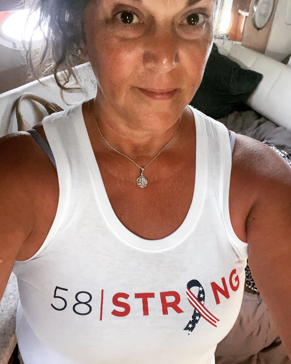 emilyrlopez's tweet photo. There are many heroes to remember today. For that I am grateful, but today I am remembering our own battle because it’s important. #route91 #lasvegasshooting #neverforgotten #findananswer #58 🧡💜 https://t.co/kePq8Ap4j3