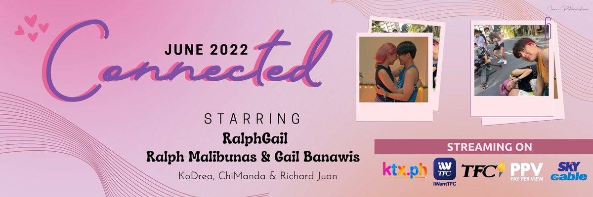 iamb4lyf's tweet photo. RalphGail 'Connected' Promotion Header 💜 (if want niyo, g lang!!) ✨

#ConnectedTheMovie 
#RalphGail https://t.co/nDcSdyXEYn