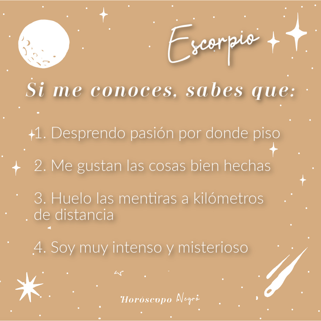 Si me conoces, sabes que... ✨🔮✨ #horoscoponegro