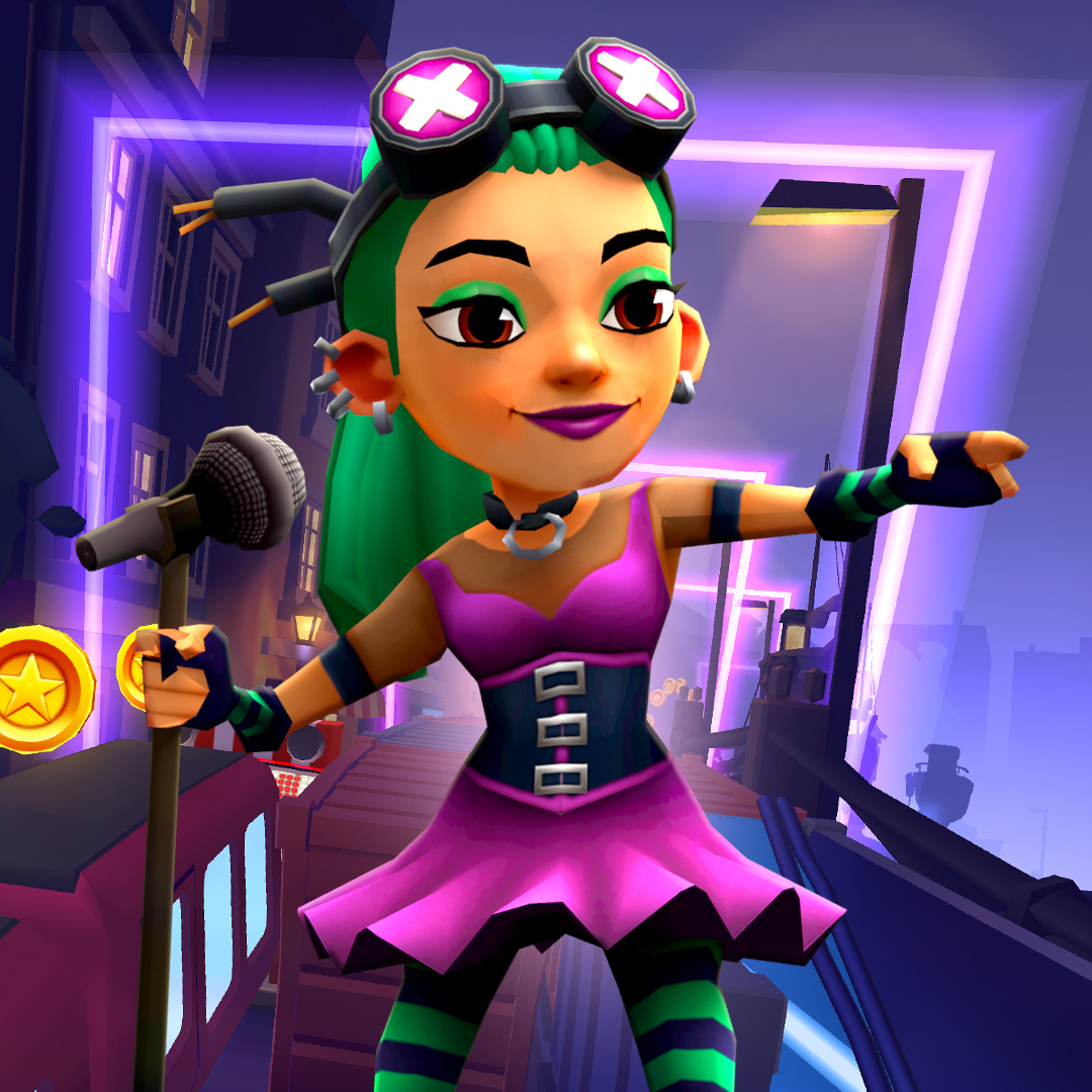 Subway Surfers on X: #ShopUpdate Nina and her Cyberpunk Outfit is