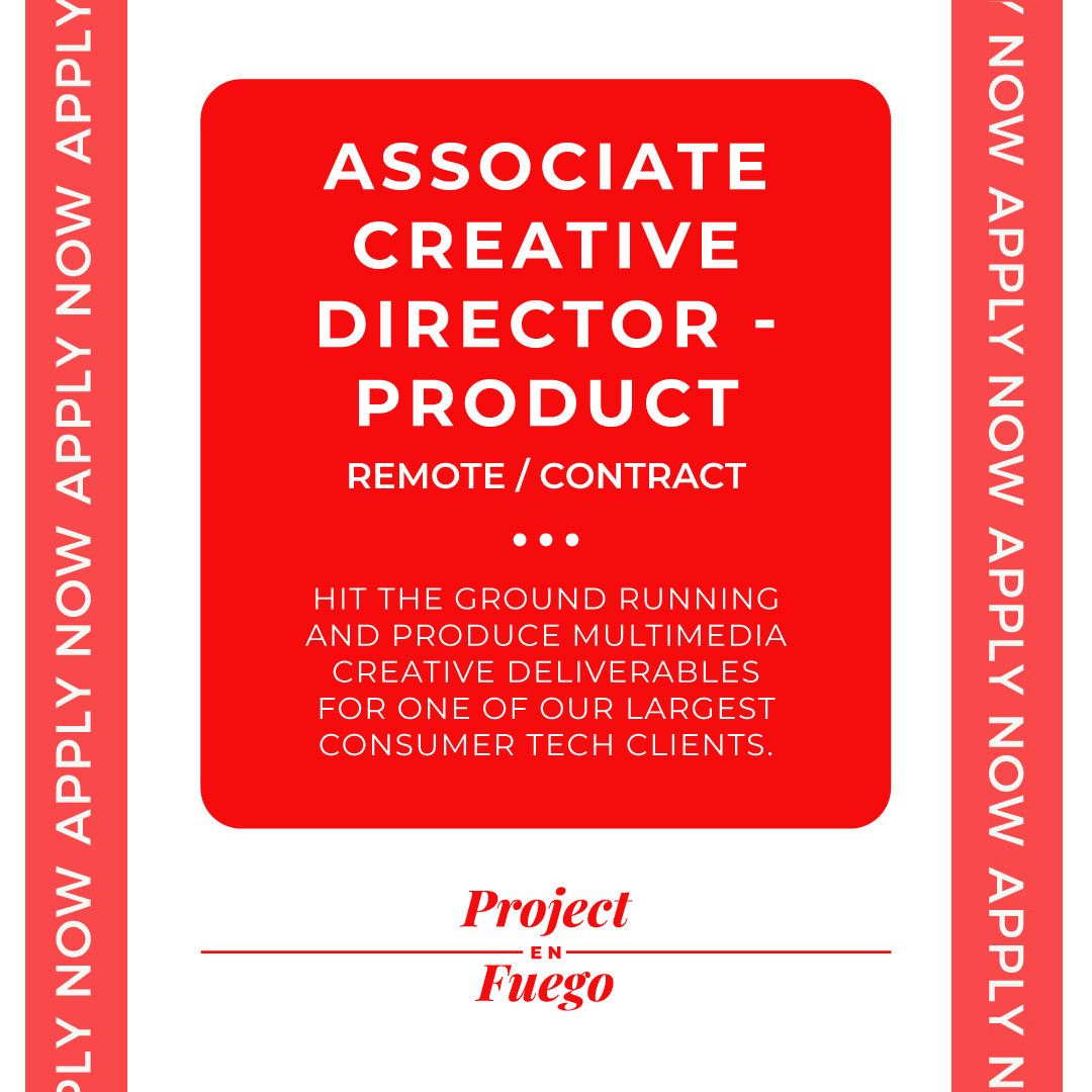 working_sandy's tweet photo. Hit the ground running to lead and produce multimedia creative deliverables, and push forward concepts for future marketing and in-product experiences. We are looking for a smart, strategic ACD to support one of our largest consumer tech clients!
#elasticteams #OOOLife https://t.co/PiUVemI37H