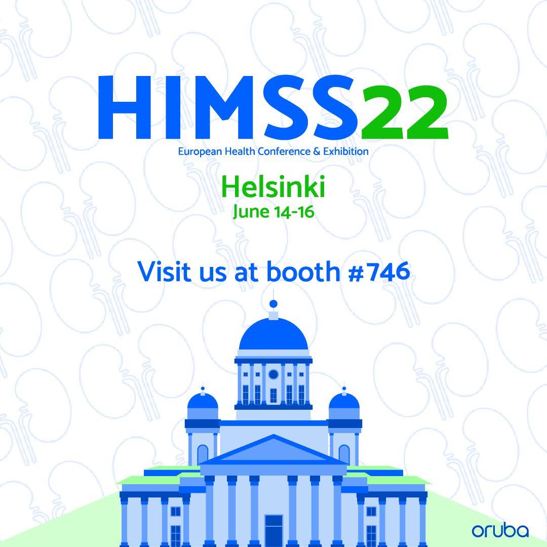 The 2022 HIMSS European Health Conference & Exhibition brings the European healthcare community back together in Helsinki, Finland, from 14 to 16 June 2022.++ https://t.co/6Un8p2T5Ss