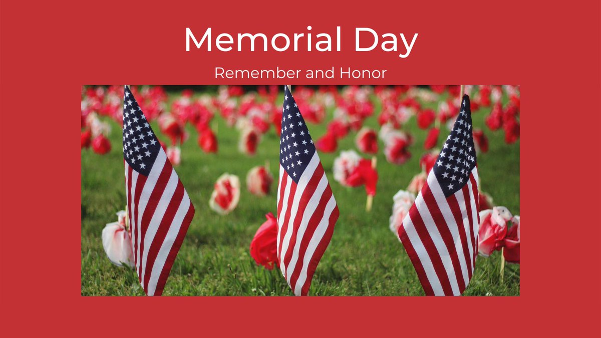 OnPointEdu's tweet photo. We would like to take a moment to remember and honor those who are no longer with us. We are forever grateful. #MemorialDay #Remember #Honor https://t.co/PndNB43aZm