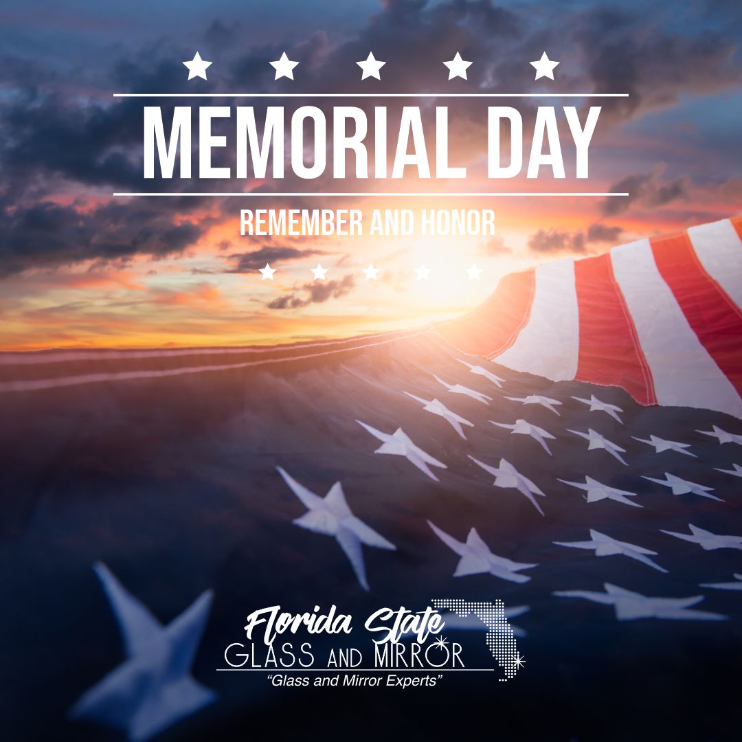 Proud of our heroes 🇺🇸 #memorialday #designer #designers #contractor #contractors #glassandmirrorexperts #glassexperts #floridastateglass