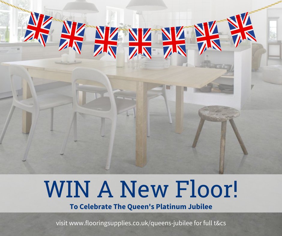Fancy winning a new floor?

We're giving away £500 worth of Kahrs LT Vinyl Flooring to celebrate the Queen's Platinum Jubilee 👑

Just head over to flooringsupplies.co.uk/queens-jubilee to enter!

Good Luck!🎉