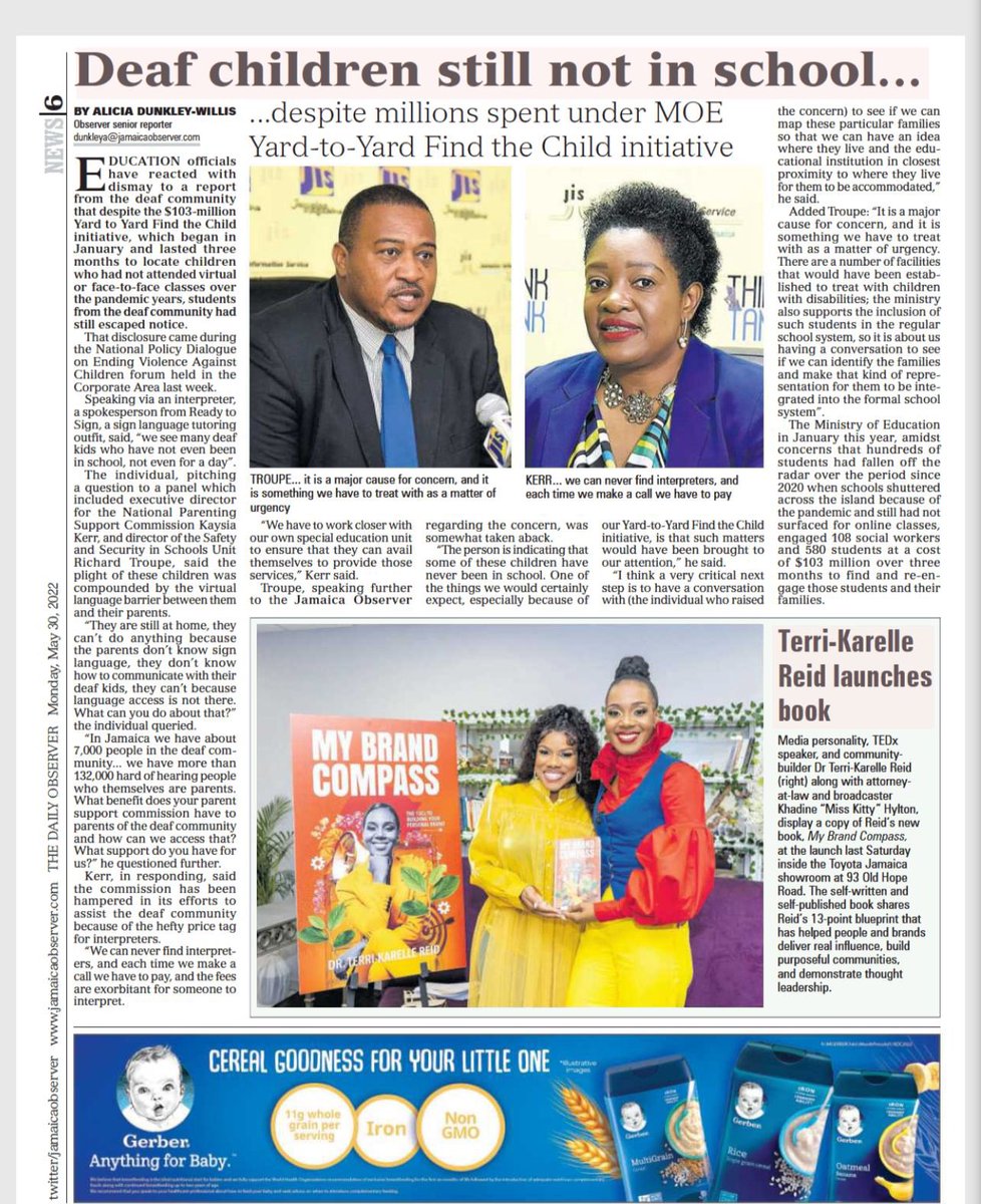 I woke up to this beautiful pic of <a href="/fluffymisskitty/">Miss Kitty</a> and I from my book launch. 

But then I look at the article above and my heart sank! 🥹 <a href="/DeafCanCoffee/">Deaf Can! Coffee</a> did the catering at my launch. <a href="/Toniterp/">Toni 🇯🇲</a> was the interpreter. My videos were captioned. Their inclusion in society important!