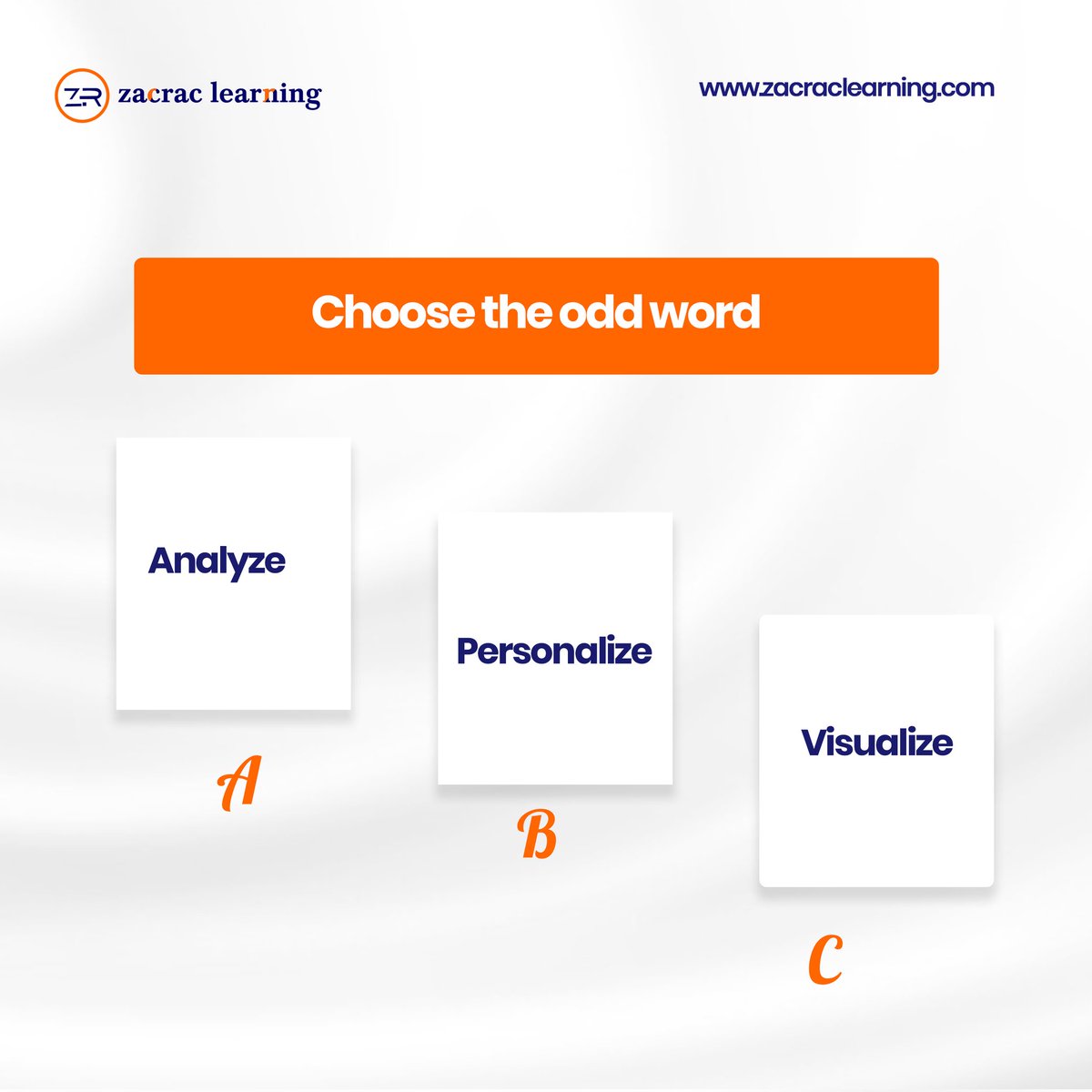 zacraclearning's tweet photo. There is one word that doesn’t belong here
What word is that? 🤔
#zacrac #datawords #ilovedata #datavocabulary #data #bigdata #programming #datavisualization #datasciencetraining #coding #dataanalysis https://t.co/gwmEx24ZXc