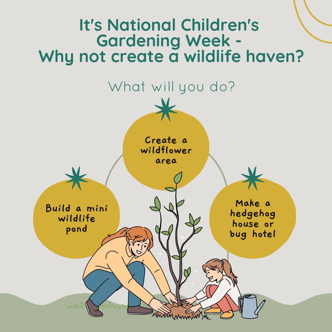Did you know it's National Children's Gardening Week?
Why not take part in the week and create a haven for visiting wildlife, too? Take a look at our recent blog for some inspiration > bit.ly/3LsBm5M
What will you do with your children?
#quokkabox #childrensgardeningweek