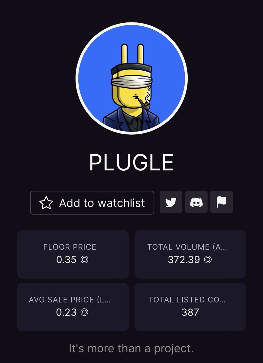 plugleNFT's tweet photo. you tell me, that in less than 24h we got sold out + listed on Magic Eden? and also the floor price is 10x? Roadmap isnt out yet. WAGMI
#NFTCommumity #SolanaSummer #NFTdrops #nft #solana #solanaNFTproject #wagmi https://t.co/pGaVa1bgnB