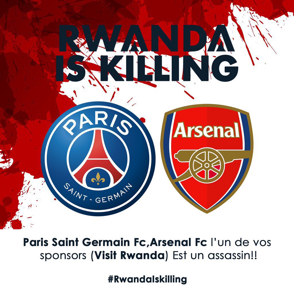 S’il vous plaît la famille aidez-moi à faire passer le message ( retweeter) RWANDA IS KILLING <a href="/PSG_inside/">Paris Saint-Germain</a>
