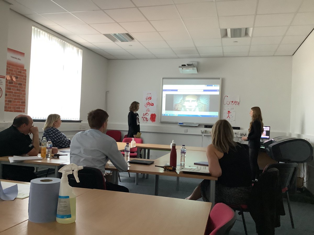 And our last two presentations representing <a href="/CWAFalkirk/">CWA Falkirk</a> and @fvrapecrisis. Creative and thought provoking- the judges have a very difficult decision to make! #weareFHS