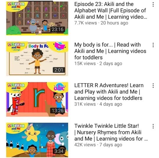 ManenoIzaak's tweet photo. Sifa ya mzazi ni kutokuwa mbinfasi, kama unatumia bundle lako kuingia mitandaoni basi usiache kutenga bundle kwa ajili ya mtoto/watoto
Nao wafurahie na kujifunza mengi! subscribe hii channel sasa na mruhusu mtoto atazame AkiliAndMe hapa 👇 #LearnWithAkili https://t.co/l0Nc9FT8pm https://t.co/oNl4AZJcUV
