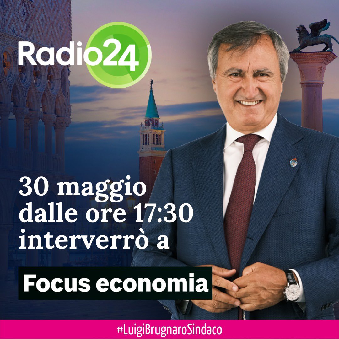 Luigi Brugnaro On Twitter Tra Poco Dalle 17 30 Sar In Diretta A 